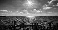 Uitzicht op de Zeelandbrug vanuit Zierikzee (Zeeland) van Fotografie Jeronimo thumbnail