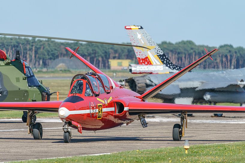 Fouga CM-170M Magister. by Jaap van den Berg