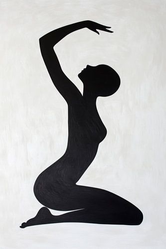 Sensual elegance in black and white