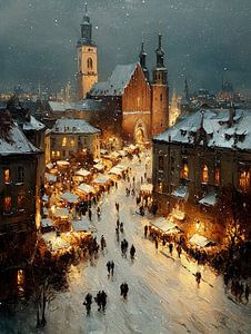 Warmer Weihnachtsmarkt