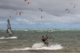 Kite surfing @ Boracay eiland, Filipijnen van Travel Tips and Stories