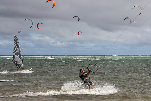 Kite surfing @ Boracay eiland, Filipijnen van Travel Tips and Stories