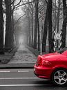 Een rode auto von Niels Eric Fotografie Miniaturansicht