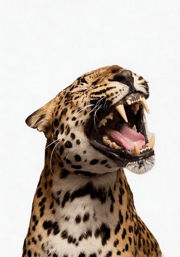 Ungezähmte Kraft – Leopard in voller Farbe