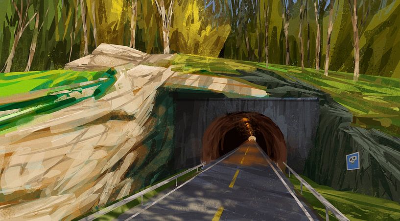 Vision en tunnel par Thomas Dijkstra