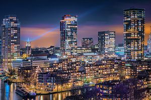 Skyline en Cityscape Rotterdam van Original Mostert Photography