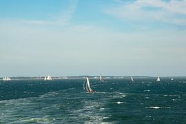 Des voiliers pour Terschelling sur la mer des Wadden sur Arie Jan van Termeij