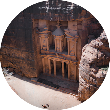 De Historische Stad Petra in Jordanië II van fromkevin