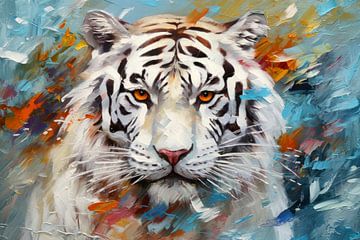 Witte tijger van ARTemberaubend