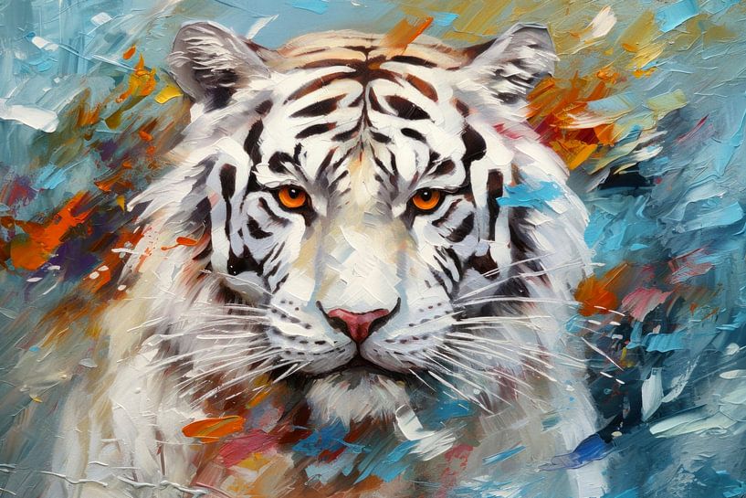Weißer Tiger von ARTemberaubend