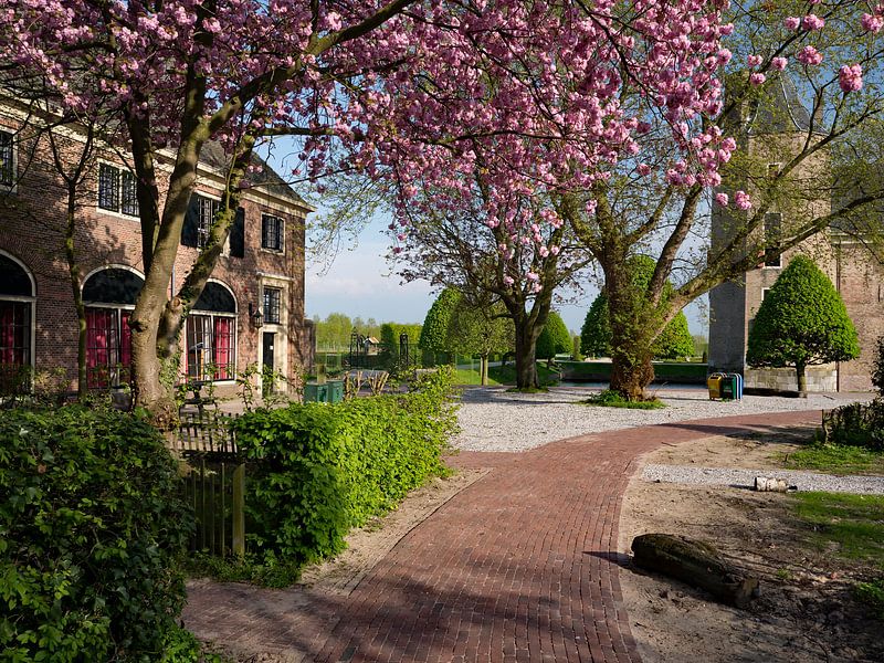 Frühling auf Schloss Assumburg von Paul Beentjes