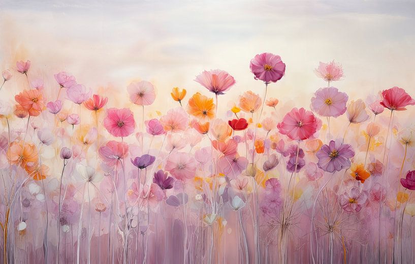 Pastel flowers by studio snik.