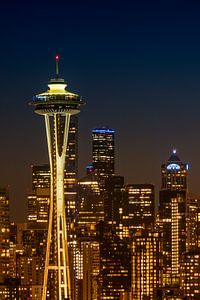 Grandiose Seattle Skyline bei Nacht