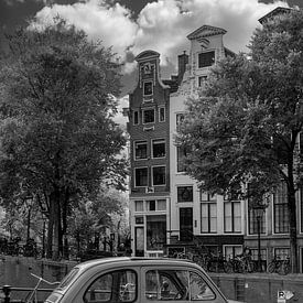 Vintage Fiat 500 oldtimer in Amsterdam van Peter Bartelings