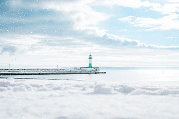 Leuchtturm Sassnitz im Winter