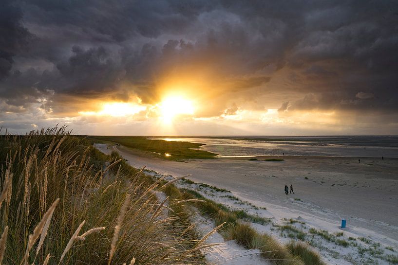Coucher de soleil à Ameland par Martijn Werkman