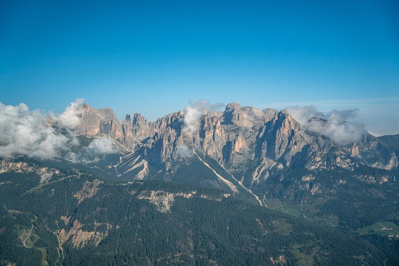 Rosengarten mountains in South Tyrol by Leo Schindzielorz