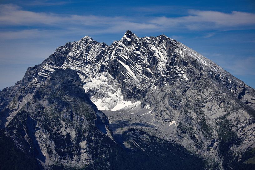 Majestätischer Watzmann - Berchtesgadener Land von Hans van Oort