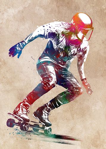 Skateboarder sport kunst #skateboarder