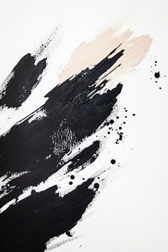 Kleur kosmos in zwart en beige