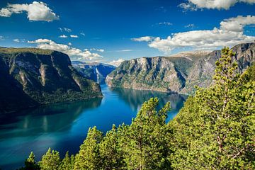 Noorwegen, Aurlands Fjord van Sascha Kilmer