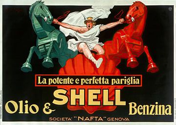 Jean d'Ylen - La Potente e perfetta pariglia Shell (1927) by Peter Balan