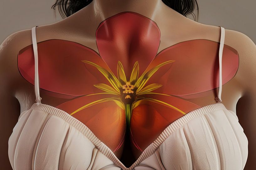 La femme au pouvoir des fleurs par Egon Zitter