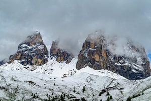 Langkofel oder Langkofelgruppe in den Dolomiten