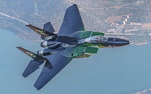 Saudische Boeing F-15 Eagle über Griechenland.