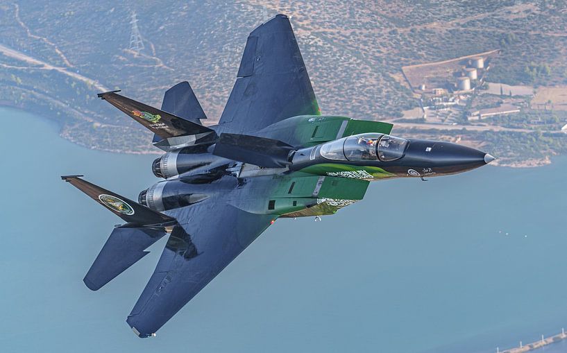 Saudische Boeing F-15 Eagle über Griechenland. von Jaap van den Berg