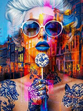 Stadt-Schichten einer modernen Muse