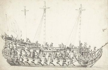 Oorlogsschip, 1622 - 1707 van Atelier Liesjes