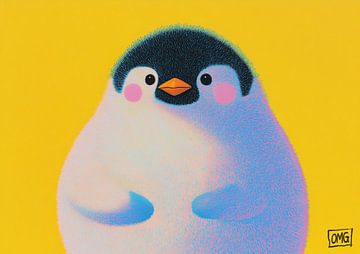 Fluffy, Cute, and Yellow-Backed van OMG Art
