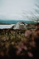 Majestic Bridge over a Norwegian Fjord: A Harmony of Modern Architecture and Natural Beauty