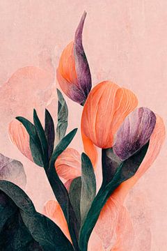 Tangelo Tulips No 2 von Treechild