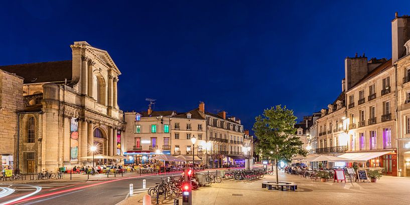 Place du Théatre in Dijon, Burgundy - France by Werner Dieterich