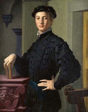 Portret van een jonge man, Bronzino - 1530