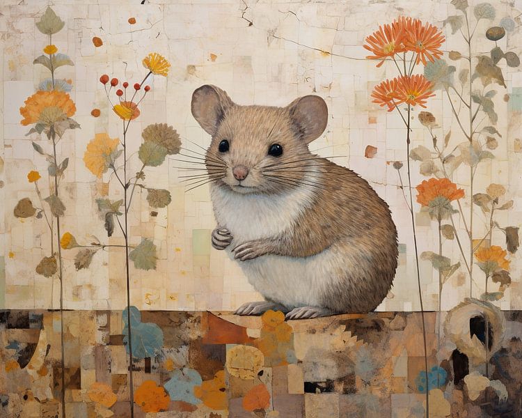 Muis | Vintage Botanisch van De Mooiste Kunst