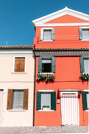 Bunte Häuser in Murano Venedig von PeggyIrene Photography