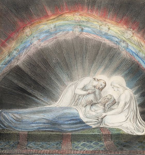 William Blake. The Death of Saint Joseph by 1000 Schilderijen