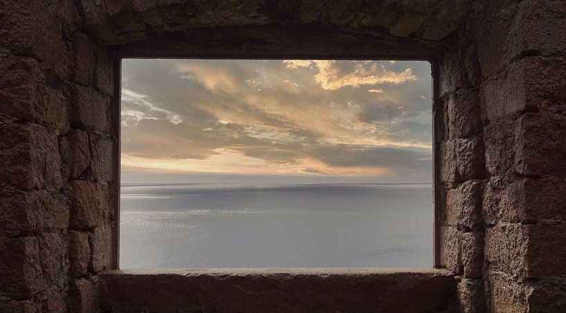 Das neue Slains Castle in Schottland - Blick aus dem Fenster von Babetts Bildergalerie