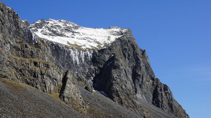 Mountain in the Eastfjörds by Aagje de Jong
