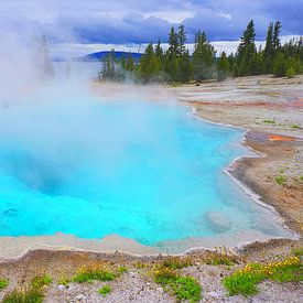 Hot Spring in Yellowstone National Park by Thomas Zacharias