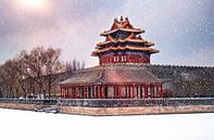 Winters beeld van de Verboden Stad in Beijing (Paleis museum) van Chihong thumbnail