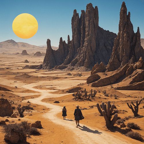 Travellers in the Desert