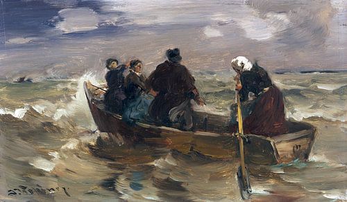 Stormachtige oversteek, JOSEPH WOPFNER, ca 1920