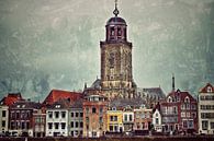Stadsgezicht Deventer (3b) van Rob van der Pijll thumbnail