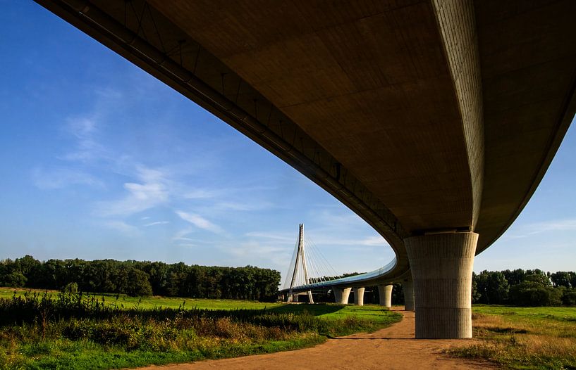 Elbauenbrücke von georgfotoart