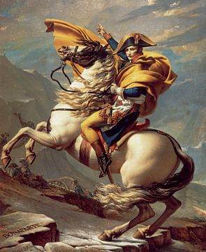 Napoleon steekt de Alpen over, Jacques Louis David