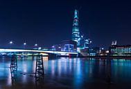 The Shard in blue / London by Rob de Voogd / zzapback thumbnail